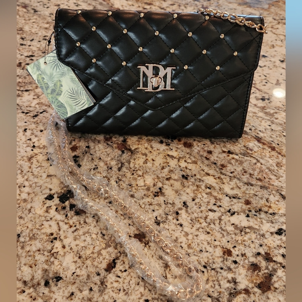 ❌SOLD❌ Studded Diamond Quilt Crossbody Bag $129 - Picture 6 of 12